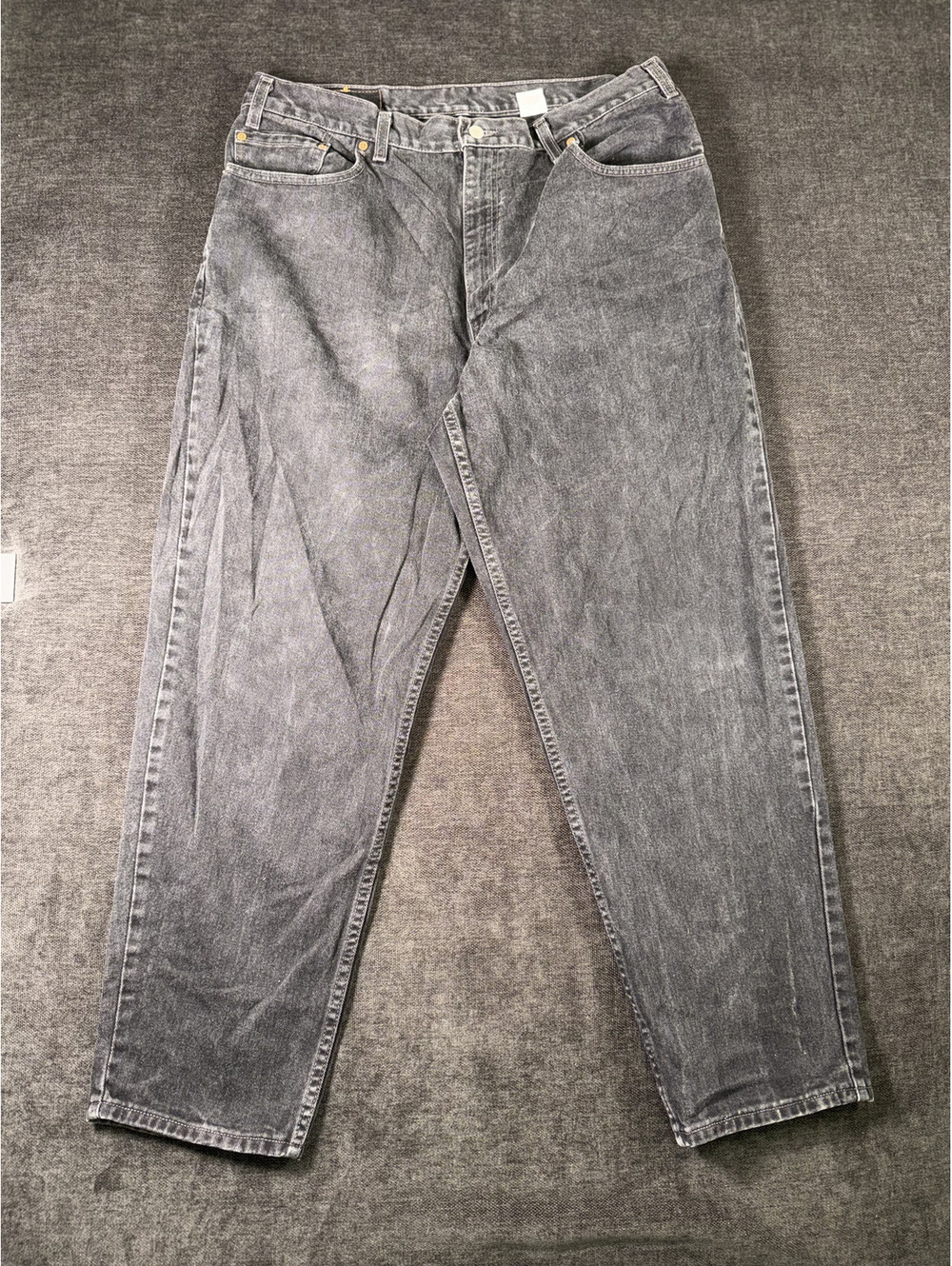 Levi's 560 Loose Fit Vintage Black Denim Jeans W38 L32